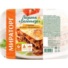 Лазанья Мираторг Болоньезе с сырным соусом Бешамель 350г в магазинах Магнит