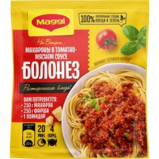 Сухая смесь Maggi На второе для макарон в томатно-мясном соусе болоньезе 30г в магазинах Магнит