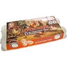 Яйцо Деревенское С1 10шт в магазинах Магнит