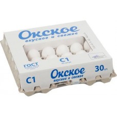 Яйцо куриное Окское С1 столовое 30шт в магазинах Магнит