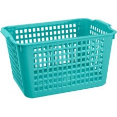 Корзинка Бытпласт универсальная прямоугольная 27.5*18*14.3см в ассортименте в магазинах Магнит