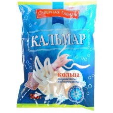 Кольца кальмара 500г в магазинах Магнит
