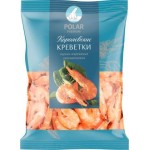 Креветки Polar Королевские варено-мороженые неразделанные 40/60 500г