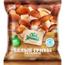Грибы Свой урожай Белые резаные 300г в магазинах Магнит