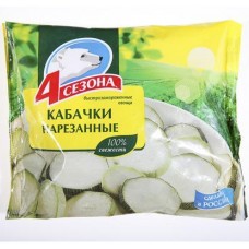 Кабачки 4 сезона нарезанные быстрозамороженные 400г в магазинах Магнит