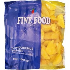 Картофель фри Fine Food По-деревенски замороженный 1кг в магазинах Магнит