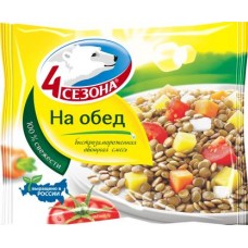 Овощная смесь 4 Сезона на обед 400г в магазинах Магнит