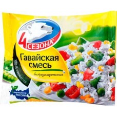 Смесь овощная 4 Сезона Гавайская быстрозамороженная 400г в магазинах Магнит