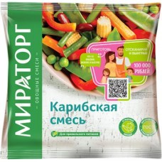 Смесь овощная Мираторг Vитамин Карибская смесь быстрозамороженная 400г в магазинах Магнит