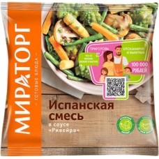 Смесь овощная Vитамин Испанская в соусе Ривейра быстрозамороженная 400г в магазинах Магнит