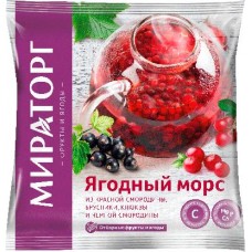Ягодный морс Мираторг замороженный 300г в магазинах Магнит