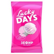Зефир Lucky Days Бело-розовый 275г в магазинах Магнит