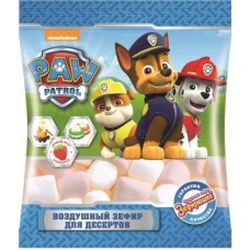 Зефир Paw Patrol Воздушный для десертов 80г в магазинах Магнит