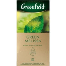 Чай зеленый Greenfield Green Melissa 25пак в магазинах Магнит