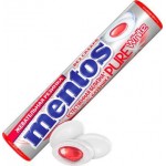 Драже Mentos Pure White жевательные со вкусом клубники 16г