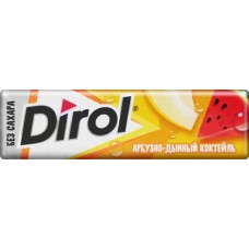 Жевательная резинка Dirol Арбузно-дынный коктейль 13.6г в магазинах Магнит