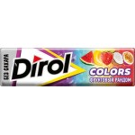Жевательная резинка Dirol Colors Фруктовый рандом 13.6г