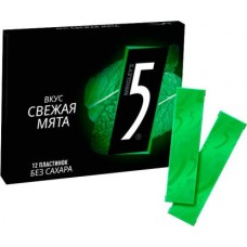 Жевательная резинка Five Свежая мята Электро 31.2г в магазинах Магнит