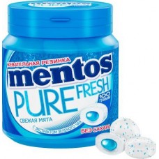 Жевательная резинка Mentos Pure Fresh Свежая мята 100г в магазинах Магнит