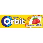 Жевательная резинка Orbit Клубника банан 14г
