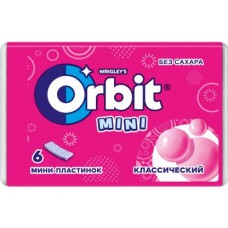 Жевательная резинка Orbit классический 10.2г в магазинах Магнит