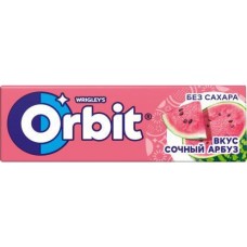 Жевательная резинка Orbit Сочный арбуз подушечки 14г в магазинах Магнит