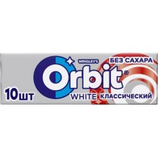 Жевательная резинка Orbit White Классический 13.6г в магазинах Магнит