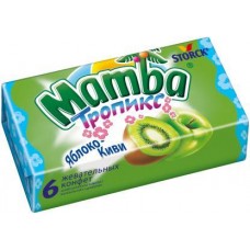 Конфеты Mamba жевательные Тропикс 26.5г в магазинах Магнит
