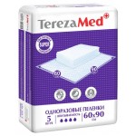 Пеленки одноразовые TerezaMed Super впитывающие 60х90см, 5шт