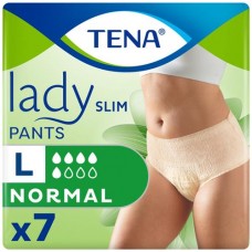Впитывающие трусы Tena Lady Slim Pants Normal для женщин р.L, 7шт в магазинах Перекресток