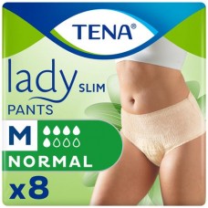 Впитывающие трусы Tena Lady Slim Pants Normal для женщин р.М, 8шт в магазинах Перекресток