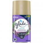 Сменный аэрозольный баллон Glade Automatic Безмятежная лаванда и алоэ универсальный, 269мл