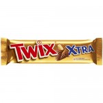Батончик шоколадный Twix Экстра с печеньем, 82г
