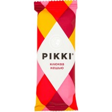 Батончик Pikki клюква-кешью, 35г в магазинах Перекресток