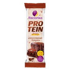 Батончик Racionika Protein Шоколадный брауни неглазированный высокобелковый, 45г в магазинах Перекресток