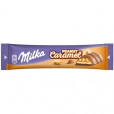 Шоколад молочный Milka арахис-карамель-воздушный рис, 37г в магазинах Перекресток