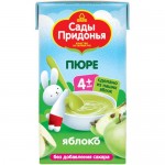 Пюре Сады Придонья из яблок с 4 месяцев, 125г
