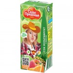 Сок Сады Придонья мультифрукт без сахара с мякотью восстановленный, 200мл Сок Сады Придонья мультифрукт без сахара с мякотью восстановленный, 200мл