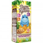 Сок Дары Кубани мультифруктовый восстановленный, 200мл Сок Дары Кубани мультифруктовый восстановленный, 200мл