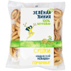 Сушки Ладожский малышок горчичные Зелёная Линия, 300г в магазинах Перекресток