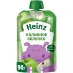 Пюре Heinz Наливное яблочко фруктовое с 4 месяцев, 90г
