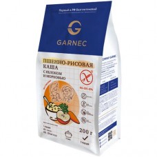 Каша Garnec пшенно-рисовая с яблоком и морковью, 200г в магазинах Перекресток