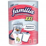 Полотенца бумажные Familia 2 слоя, 1шт