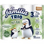 Бумага туалетная Familia Trio 12шт 3 слоя