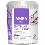 Ватные палочки Amra, 100шт