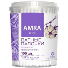 Ватные палочки Amra, 100шт в магазинах Перекресток