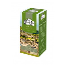 Чай Ahmad Tea зелёный с жасмином в пакетиках, 25х2г в магазинах Перекресток