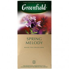 Чай Greenfield Spring Melody чёрный в пакетиках, 25х1.5г в магазинах Перекресток