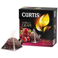 Чай Curtis Isabella Grape чёрный в пирамидках, 20х1.8г в магазинах Перекресток