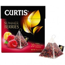 Чай Curtis Summer Berries фруктовый в пирамидках, 20х1.47г в магазинах Перекресток